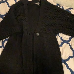 Black cardigan